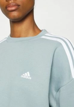 Adidas Performance CROP CREW - Sweatshirt - Magic Grey -adidas Performance Shop 4ddd9b8d255647afa3734cda9eaf54c7