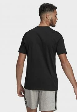 Adidas Performance M LIN SJ T - Print T-shirt - Black -adidas Performance Shop 4e5674eef01c4de787eed0b2c8f93197
