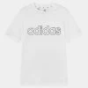 Adidas Performance LIN UNISEX - Print T-shirt - White/black -adidas Performance Shop 4e7180cde8324ae2a548c2d061c6e7e3