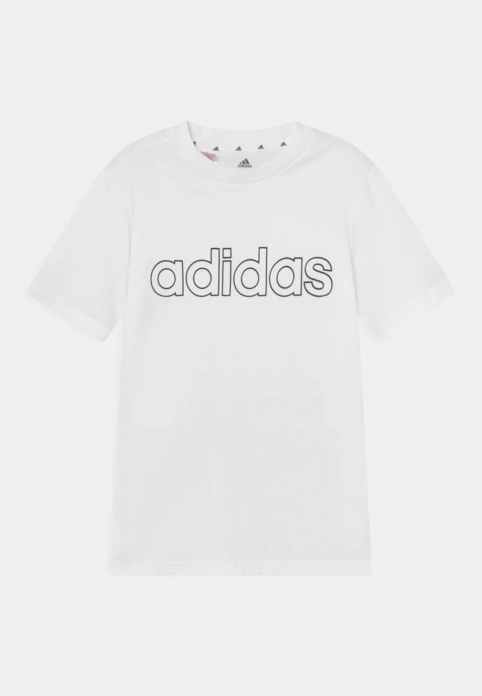 Adidas Performance LIN UNISEX - Print T-shirt - White/black 3 Adidas Performance LIN UNISEX - Print T-shirt - White/black