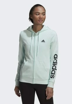Adidas Performance Zip-up Sweatshirt - Green