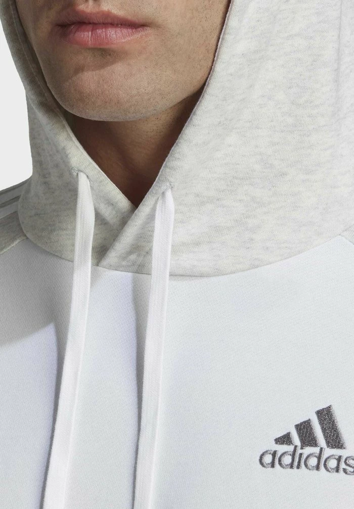 Adidas Performance ESSENTIALS - Hoodie - White 7 Adidas Performance ESSENTIALS - Hoodie - White - Image 5