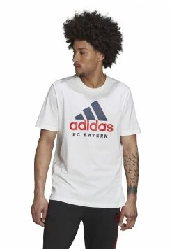 Adidas Performance FC BAYERN MÜNCHEN DNA GR - Print T-shirt - White -adidas Performance Shop 50564673607940d1b70682f90e519057