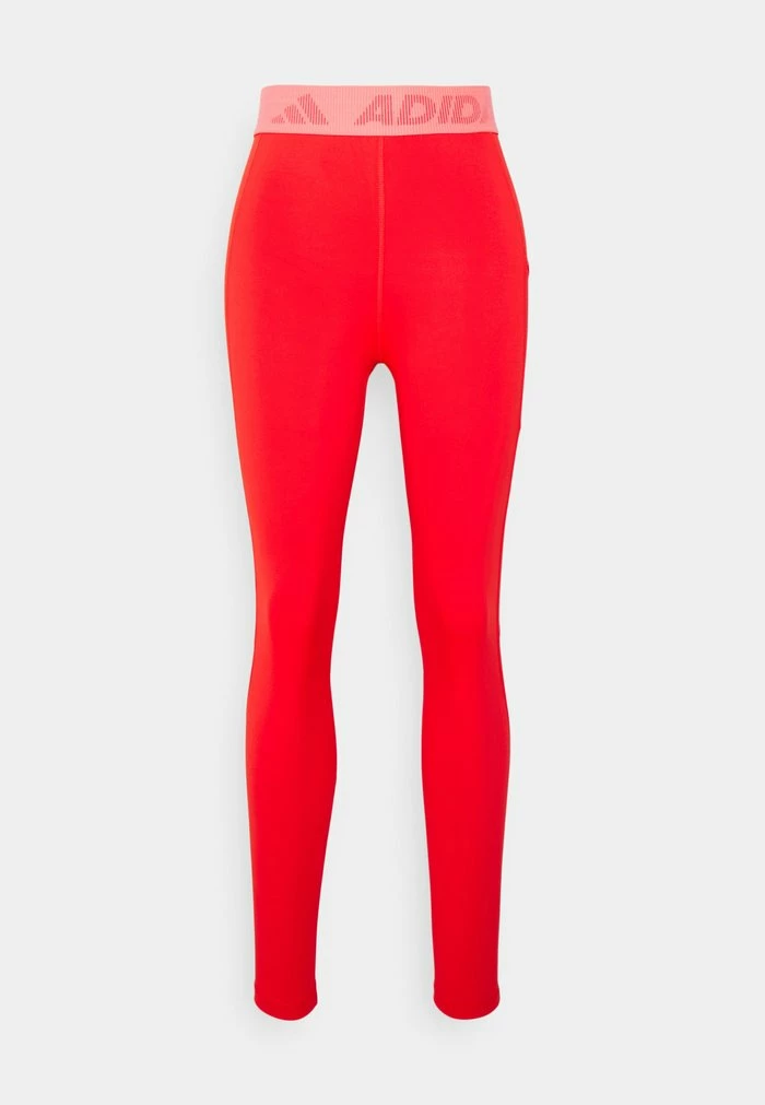 Adidas Performance BAR - Leggings - Vivid Red 3 Adidas Performance BAR - Leggings - Vivid Red