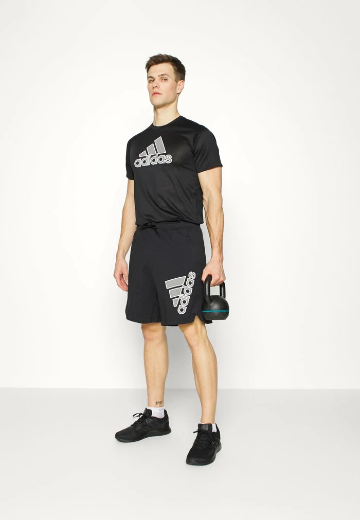 Adidas Performance BOS TEE - Print T-shirt - Black 4 Adidas Performance BOS TEE - Print T-shirt - Black - Image 2
