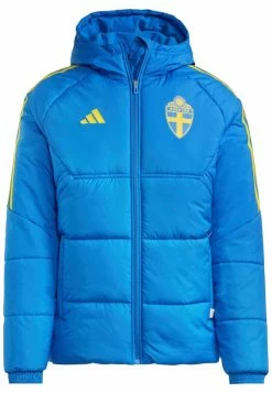 Adidas Performance SWEDEN CONDIVO - Winter Jacket - Glow Blue Eqt Yellow -adidas Performance Shop 51285d9cf5974b1489d018fd1996e802