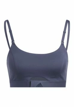 Adidas Performance AEROIMPACT LUXE - Light Support Sports Bra - Blue -adidas Performance Shop 512c54304f7c429792718fef0958c095