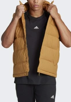 Adidas Performance HELIONIC VEST - Waistcoat - Brown -adidas Performance Shop 5184f188e2d04dc7b193b95a31974972