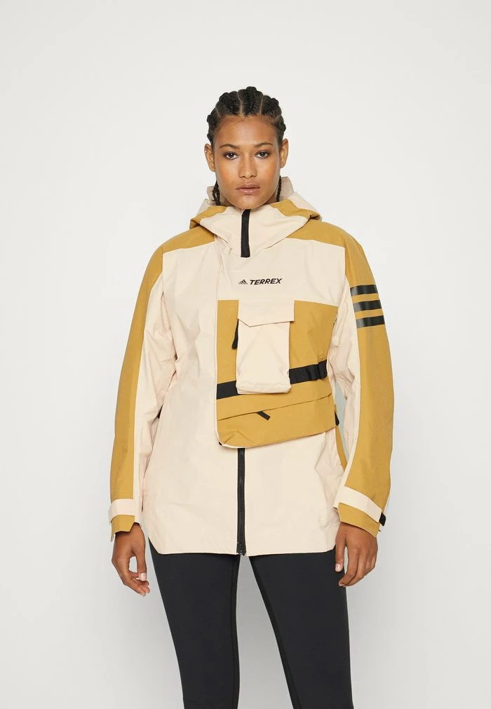 Adidas Performance TERREX XPLORIC RAIN - Hardshell Jacket - Halo Blush/mesa 5 Adidas Performance TERREX XPLORIC RAIN - Hardshell Jacket - Halo Blush/mesa - Image 3