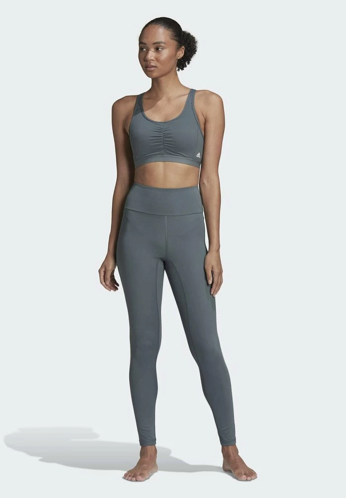 Adidas Performance YOGA ESSENTIALS - Leggings - Blue 4 Adidas Performance YOGA ESSENTIALS - Leggings - Blue - Image 2