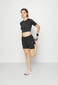 Adidas Performance SHORT - Leggings - Black -adidas Performance Shop 535dcd632e0649ddba7dd216d98f6836