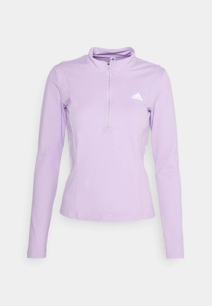Adidas Performance HYPERGLAM ZIP - Long Sleeved Top - Purple Glow 7 Adidas Performance HYPERGLAM ZIP - Long Sleeved Top - Purple Glow - Image 5