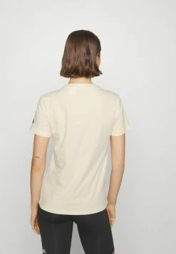 Adidas Performance LOUNGEWEAR ESSENTIALS SLIM LOGO - Print T-shirt - Ecru/black -adidas Performance Shop 5416c58b7a6e4837b9a8cd97c53f53a6