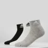 Adidas Performance SOCKEN CUSH ANK 3PP - Sports Socks - Medium Grey/white/black -adidas Performance Shop 542cae9b2b1641618dfefa5b333879df