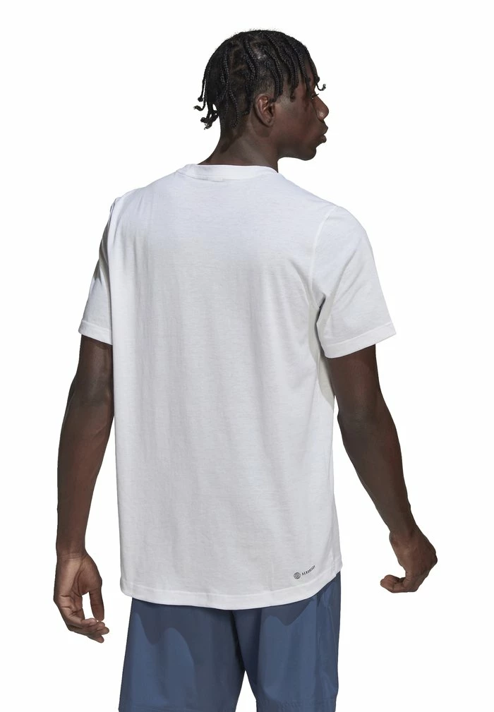 Adidas Performance D2M - Print T-shirt - White 4 Adidas Performance D2M - Print T-shirt - White - Image 2
