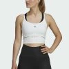 Adidas Performance HIGH INTENSITY - Light Support Sports Bra - White -adidas Performance Shop 548e5b978f2746a887c50c5781b2e8fb