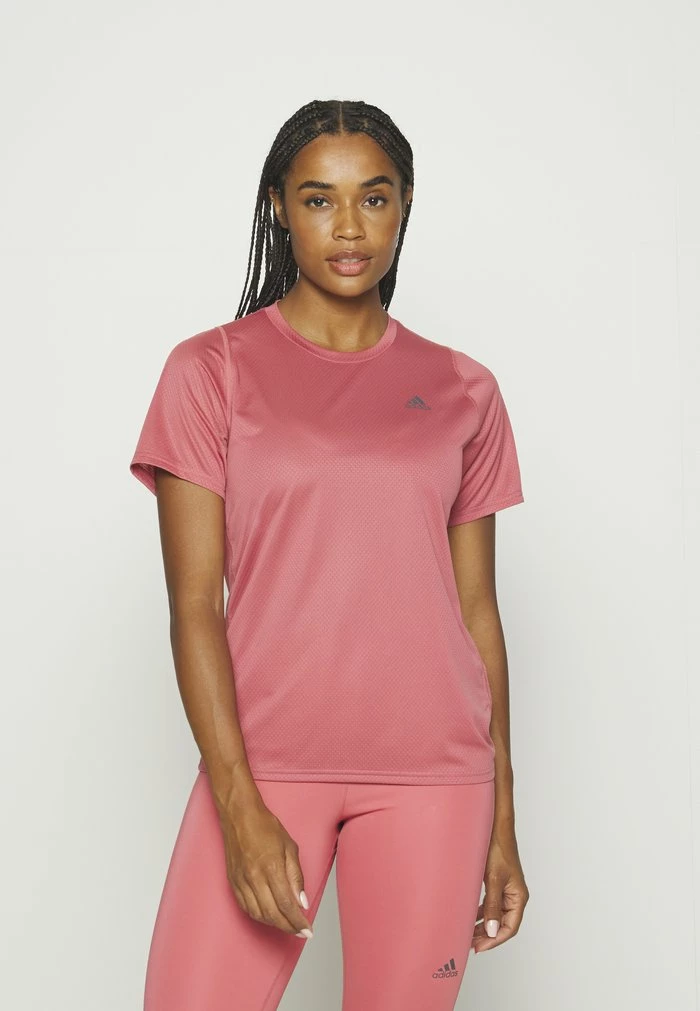 Adidas Performance Print T-shirt - Red 3 Adidas Performance Print T-shirt - Red