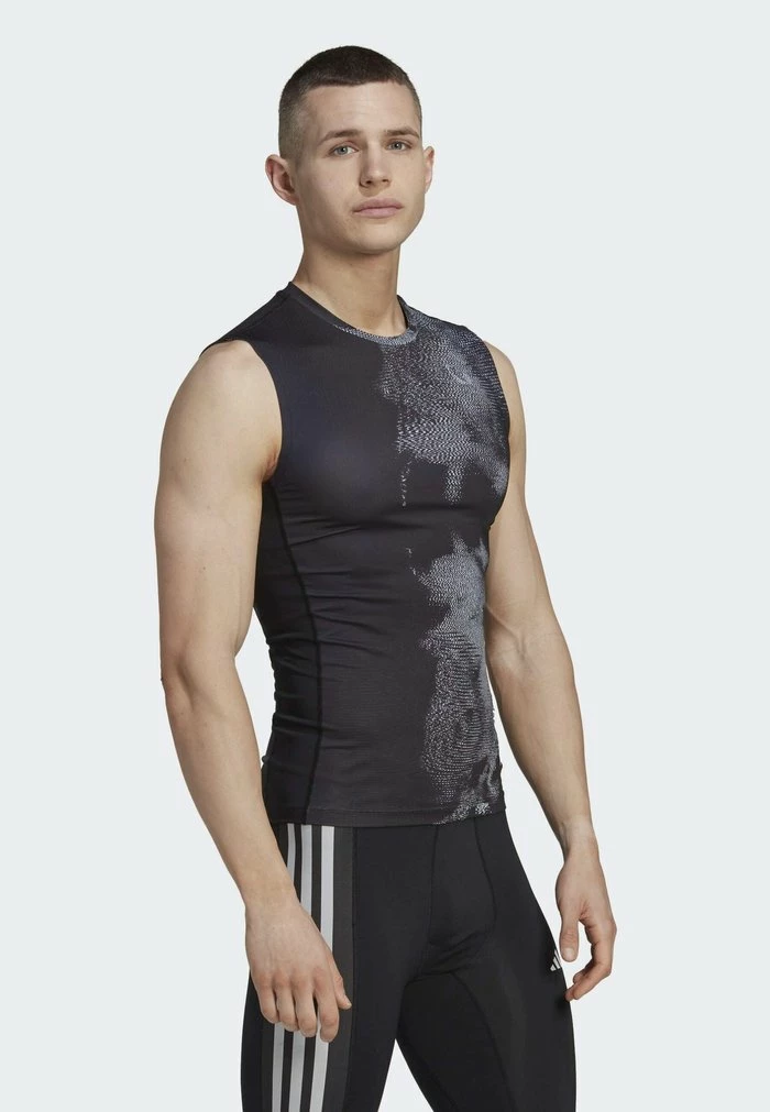 Adidas Performance TECHFIT - Top - Black 5 Adidas Performance TECHFIT - Top - Black - Image 3