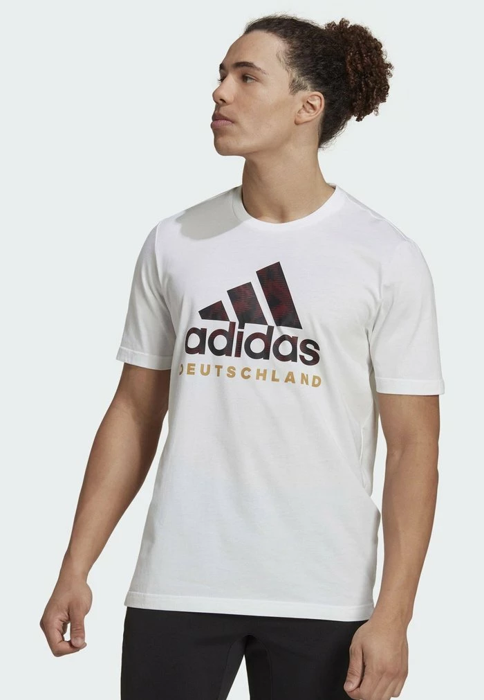 Adidas Performance DEUTSCHLAND GRAPHIC TEE - National Team Wear - White Black 3 Adidas Performance DEUTSCHLAND GRAPHIC TEE - National Team Wear - White Black