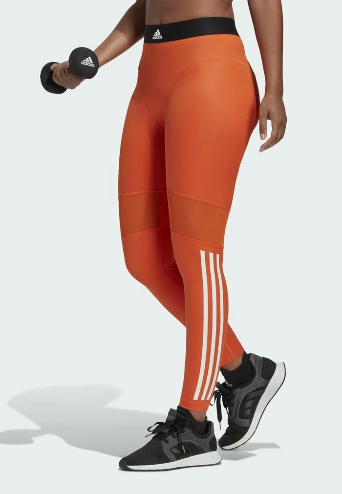 Adidas Performance HYPERGLAM - Leggings - Orange 6 Adidas Performance HYPERGLAM - Leggings - Orange - Image 4