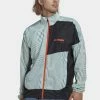 Adidas Performance TRAIL WIND J - Running Jacket - Linen Green Magic Grey -adidas Performance Shop 563d12ac6cfd49ce992747ebae3c43e4