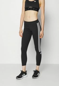 Adidas Performance AEROREADY DESIGNED TO MOVE COTTON-TOUCH 7/8 - Leggings - Black