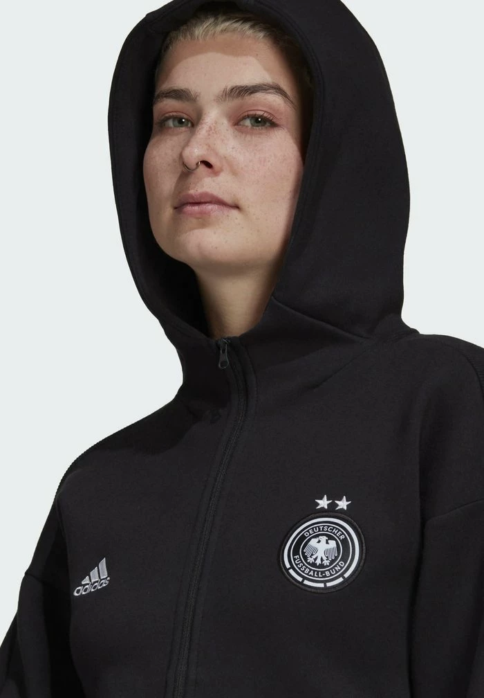 Adidas Performance GERMANY MISSION VICTORY - Zip-up Sweatshirt - Black 7 Adidas Performance GERMANY MISSION VICTORY - Zip-up Sweatshirt - Black - Image 5