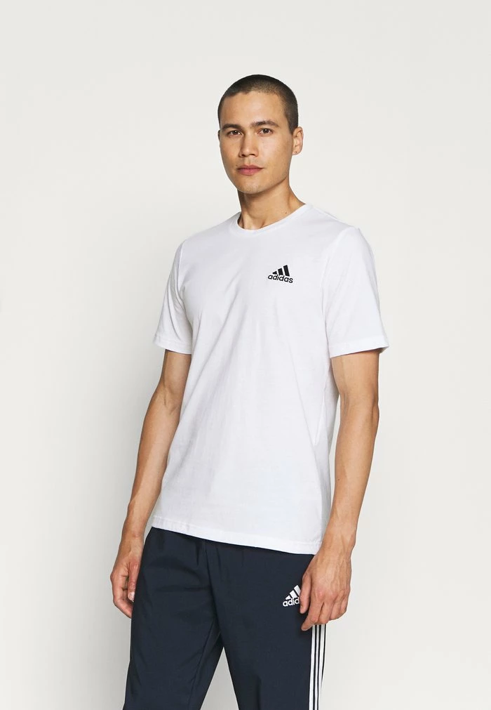 Adidas Performance Basic T-shirt - White/black 3 Adidas Performance Basic T-shirt - White/black