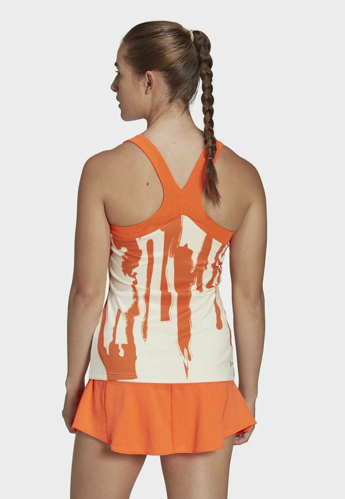 Adidas Performance THEBE MAGUGU TENNIS NEW YORK - Top - Beige 4 Adidas Performance THEBE MAGUGU TENNIS NEW YORK - Top - Beige - Image 2