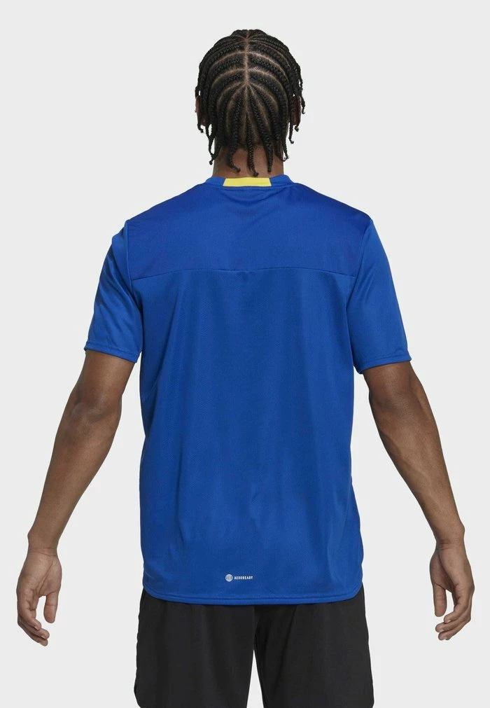Adidas Performance INTENSITY - Sports T-shirt - Blue 5 Adidas Performance INTENSITY - Sports T-shirt - Blue - Image 3