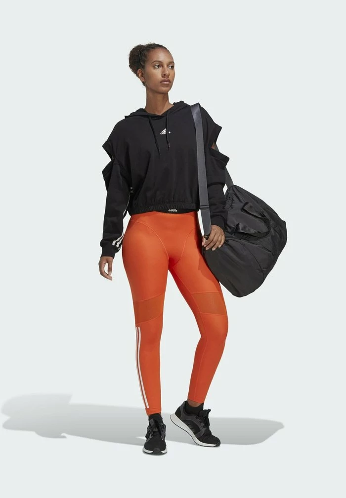Adidas Performance HYPERGLAM - Leggings - Orange 4 Adidas Performance HYPERGLAM - Leggings - Orange - Image 2