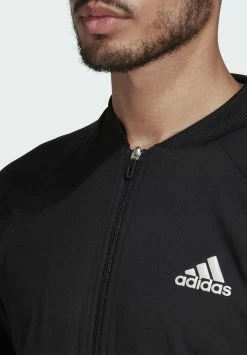 Adidas Performance TENNIS STRETCH-WOVEN - Bomber Jacket - Black -adidas Performance Shop 583a08f238bf4879a9821d8fc57d5c74