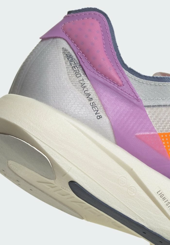 Adidas Performance ADIZERO TAKUMI SEN 8 - Minimalist Running Shoes - Dash Grey/solar Orange/pulse Lilac 5 Adidas Performance ADIZERO TAKUMI SEN 8 - Minimalist Running Shoes - Dash Grey/solar Orange/pulse Lilac - Image 3