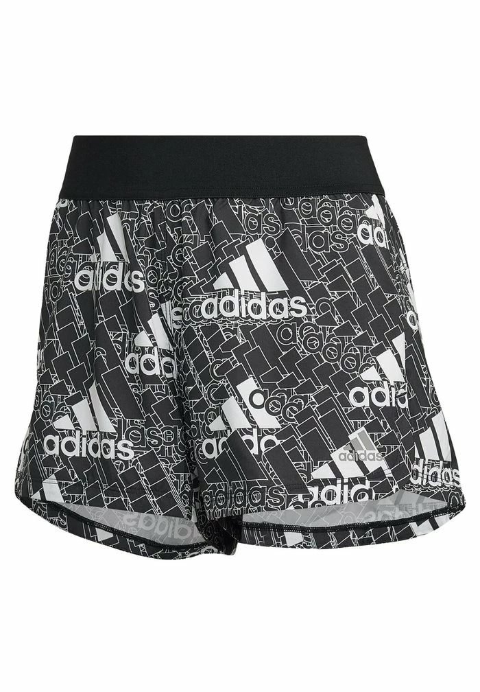 Adidas Performance LOGO GRAPHIC PACER - Sports Shorts - White 8 Adidas Performance LOGO GRAPHIC PACER - Sports Shorts - White - Image 6