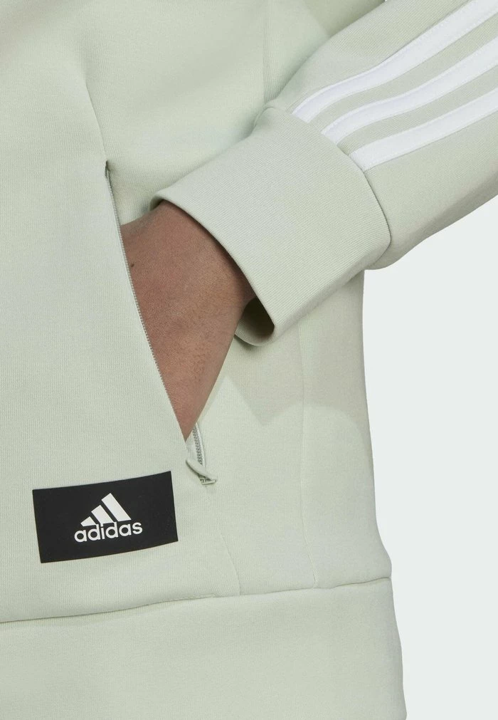 Adidas Performance FUTURE ICONS - Zip-up Sweatshirt - Green 6 Adidas Performance FUTURE ICONS - Zip-up Sweatshirt - Green - Image 4