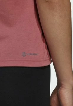 Adidas Performance FLORAL - Basic T-shirt - Red -adidas Performance Shop 59552f26f4244f408e219e1bde65b181