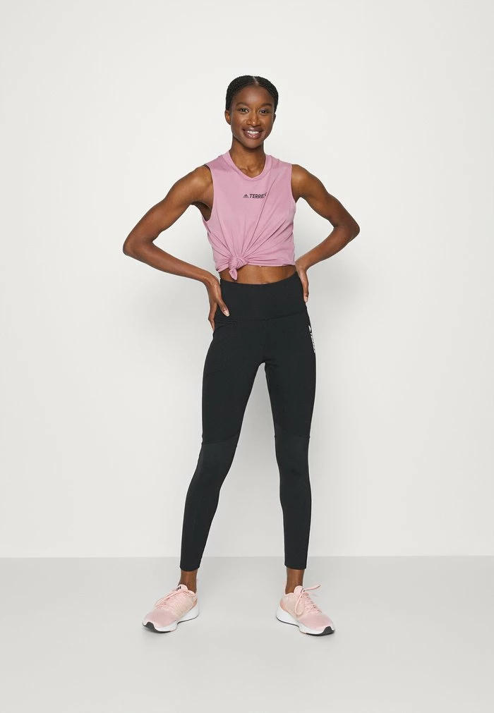 Adidas Performance W MT TANK - Sports T-shirt - Magic Mauve 4 Adidas Performance W MT TANK - Sports T-shirt - Magic Mauve - Image 2