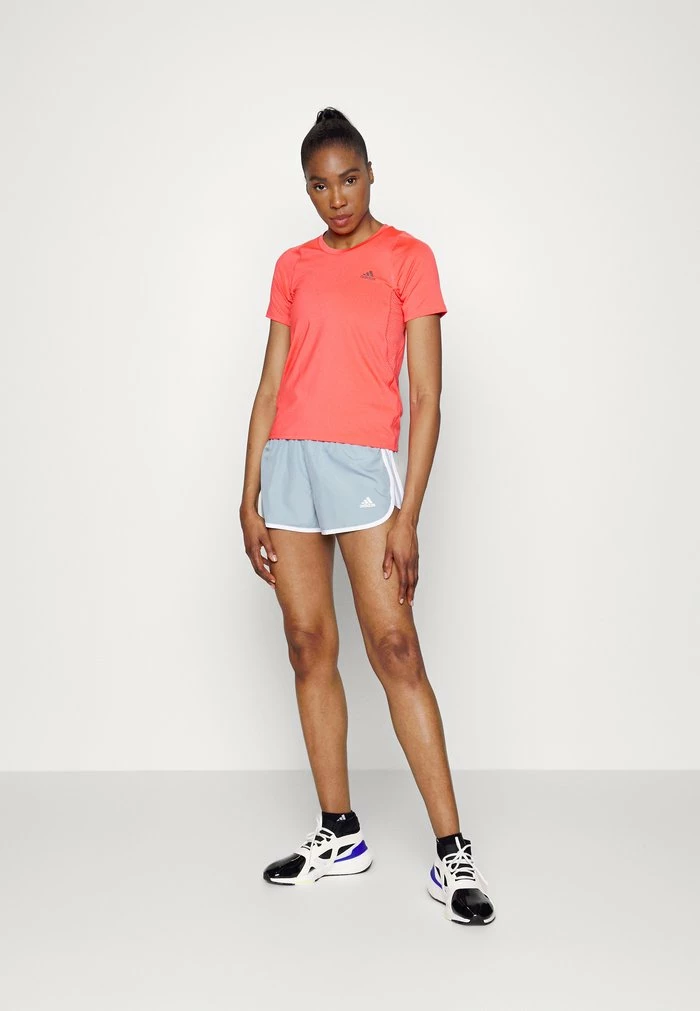 Adidas Performance FAST TEE - Sports T-shirt - Semi Turbo 4 Adidas Performance FAST TEE - Sports T-shirt - Semi Turbo - Image 2