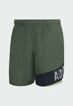 Adidas Performance WORDING - Swimming Shorts - Green -adidas Performance Shop 59b9f9c8062d4995a90b5dc0fdc12385