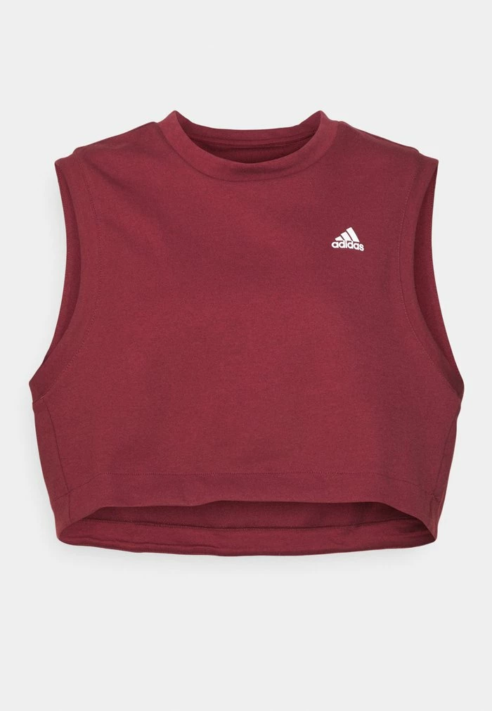 Adidas Performance STUDIO TANK - Top - Shadow Red 3 Adidas Performance STUDIO TANK - Top - Shadow Red