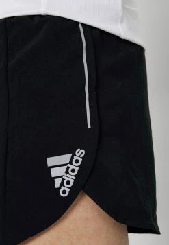 Adidas Performance SPLIT SHORT - Sports Shorts - Black/silver -adidas Performance Shop 59ec326caa87463889710220058203bb