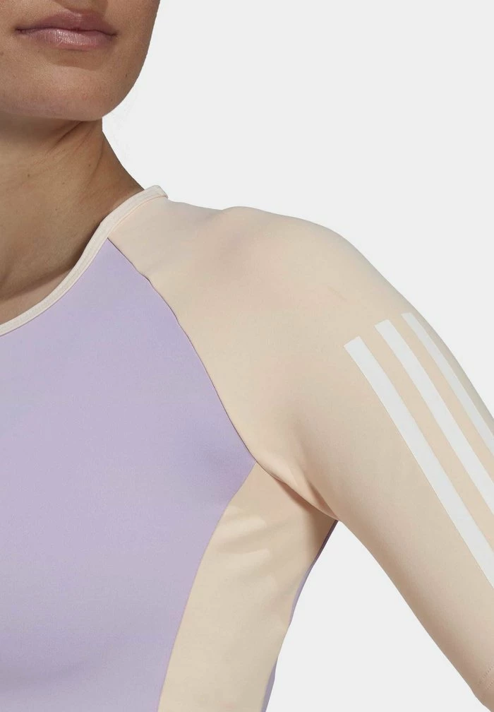 Adidas Performance HYPERGLAM TRAINING CROP TEE - Print T-shirt - Purple Glow/bliss Orange 5 Adidas Performance HYPERGLAM TRAINING CROP TEE - Print T-shirt - Purple Glow/bliss Orange - Image 3