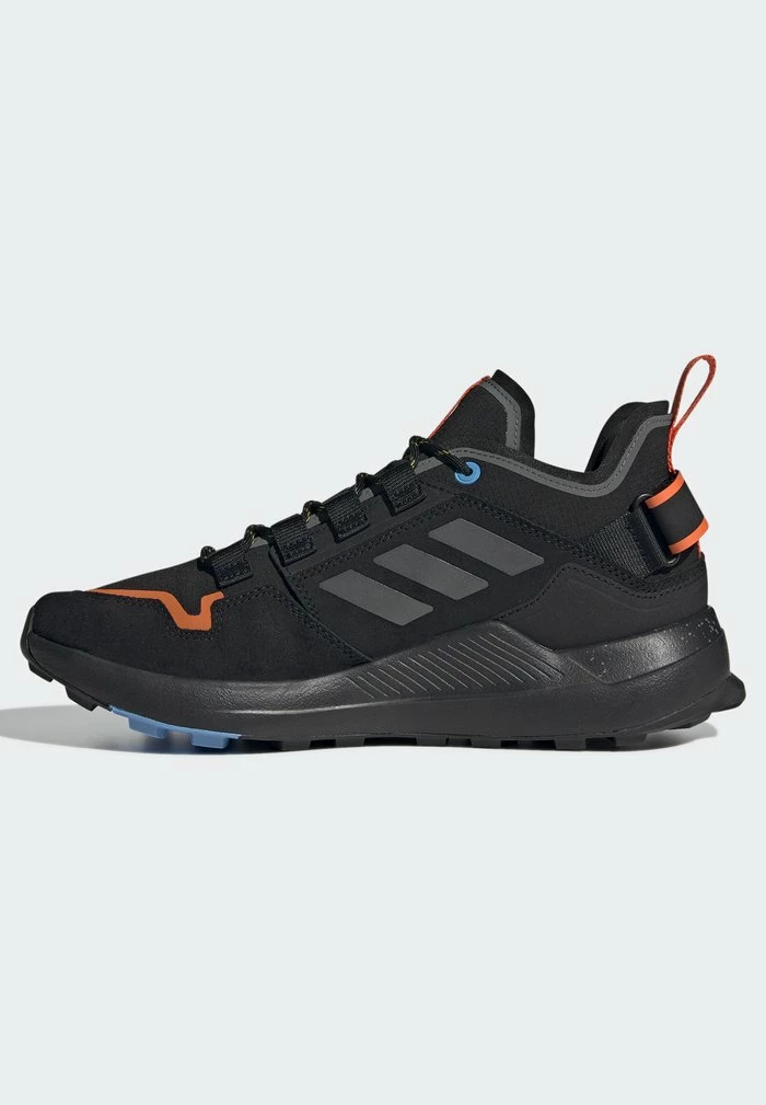 Adidas Performance TERREX HIKSTER - Hiking Shoes - Core Black/grey Five/impact Orange 3 Adidas Performance TERREX HIKSTER - Hiking Shoes - Core Black/grey Five/impact Orange