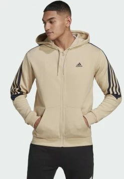 Adidas Performance Zip-up Sweatshirt - Beige