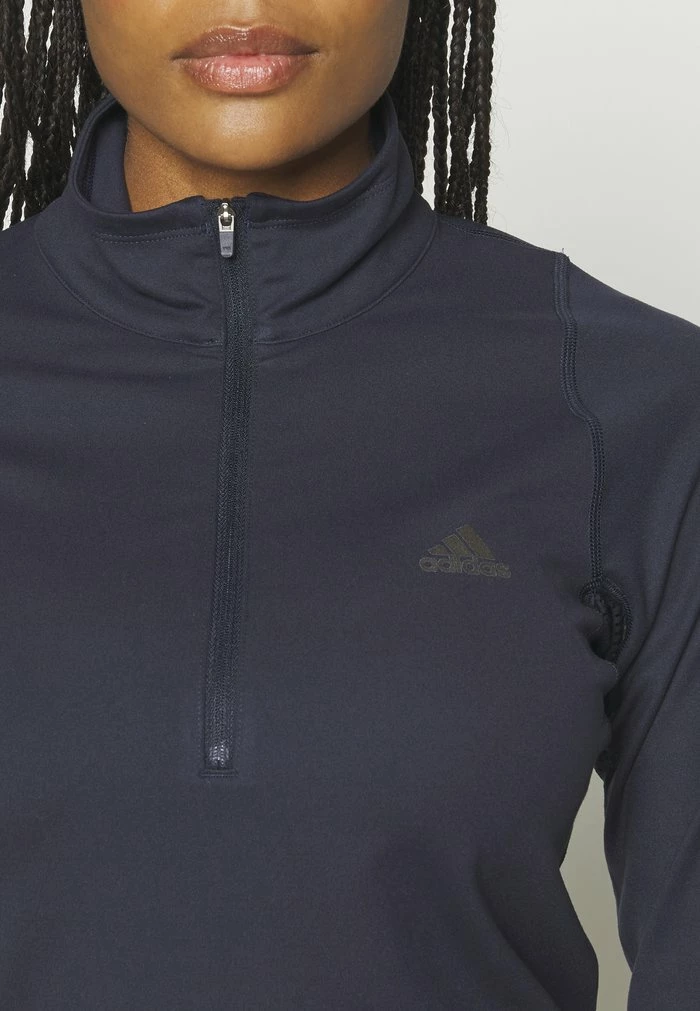 Adidas Performance FAST HALF-ZIP LONG SLEEVE - Long Sleeved Top - Legend Ink 6 Adidas Performance FAST HALF-ZIP LONG SLEEVE - Long Sleeved Top - Legend Ink - Image 4