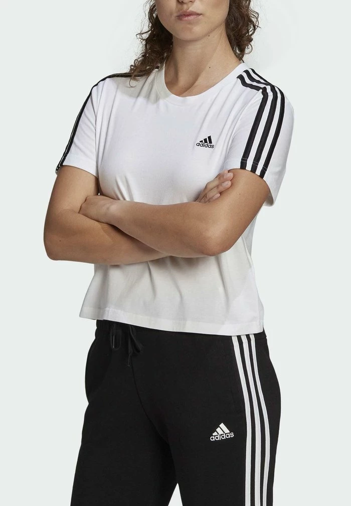 Adidas Performance Print T-shirt - White 3 Adidas Performance Print T-shirt - White