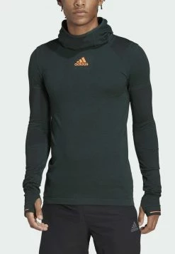 Adidas Performance X-CITY LONGSLEE - Long Sleeved Top - Shadow Green Black