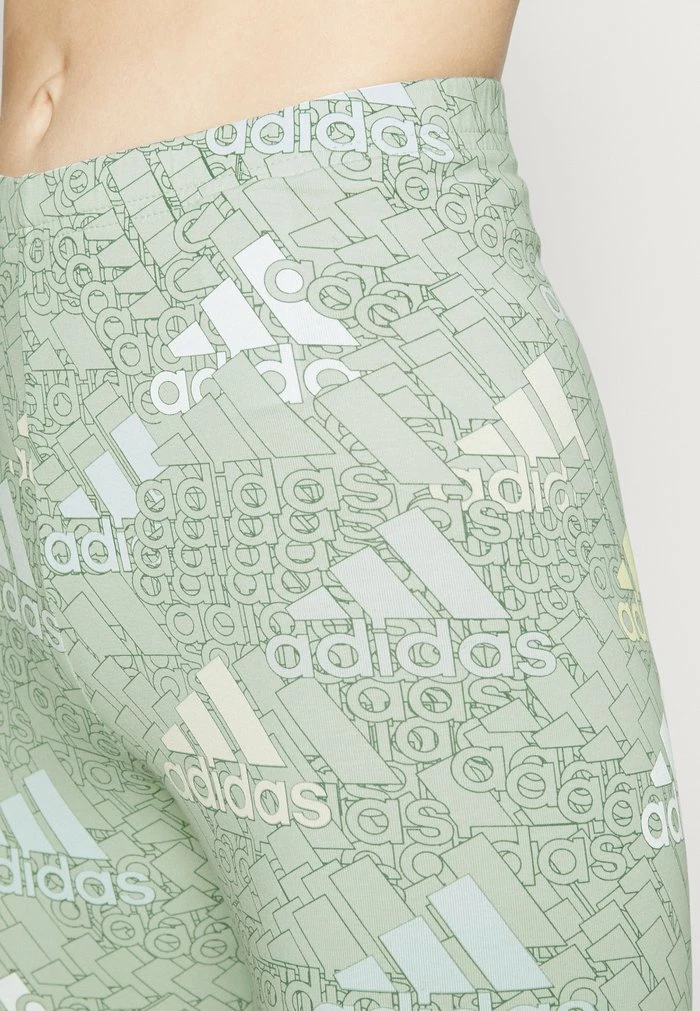 Adidas Performance W BLUV Q3 G - Leggings - Linen Green/multicolor/white 8 Adidas Performance W BLUV Q3 G - Leggings - Linen Green/multicolor/white - Image 6