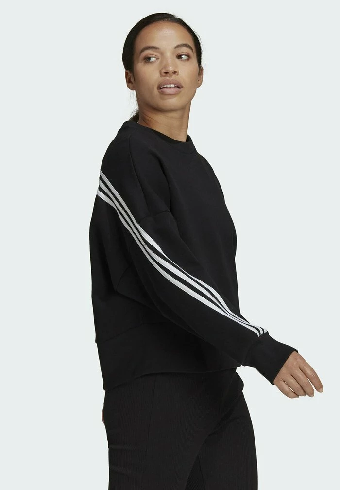Adidas Performance FUTURE ICONS STRIPES - Sweatshirt - Black 4 Adidas Performance FUTURE ICONS STRIPES - Sweatshirt - Black - Image 2