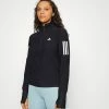 Adidas Performance 1/2 ZIP - Long Sleeved Top - Black -adidas Performance Shop 5d4d8d38b6ac4cf5b582661218f556d2